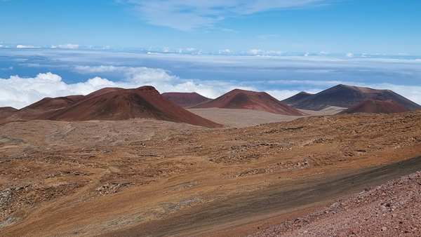 Mauna Kea Landschaft auf Hawaiian Island