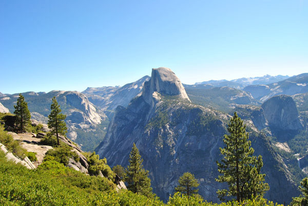 Blick auf den Half Dome
