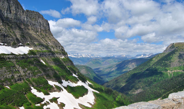 Passtrasse im Glacier Nationalpark