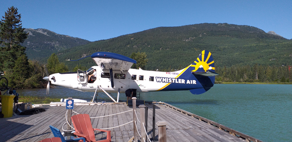 Rundflug mit dem Wasserflugzeug in Whistler