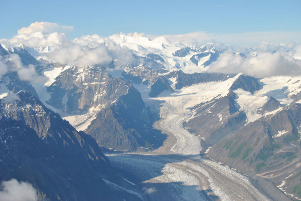 Gletscher im Denali Nationalpark