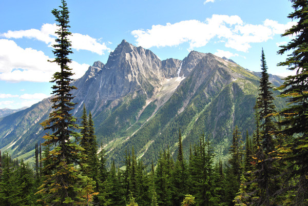 Aussicht in den Rocky Mountains in Kanada