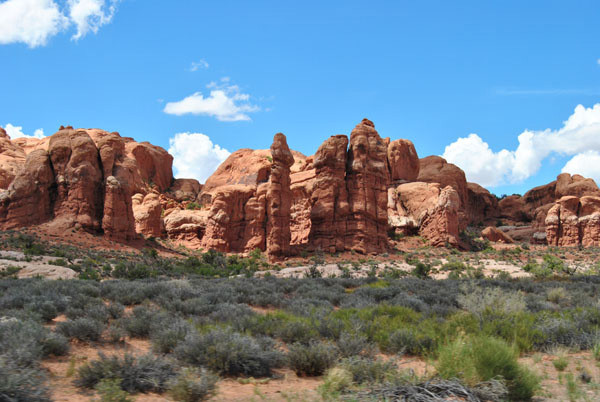 Felsengruppe im Arches Nationalpark
