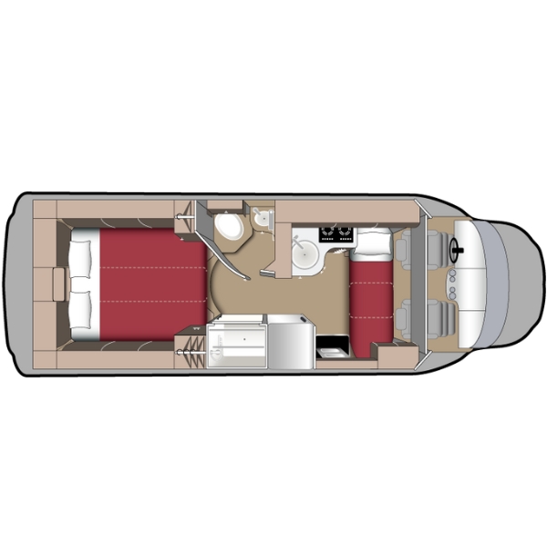Fraserway B Class Wohnmobil Innenansicht