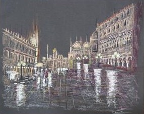 Venise sous la pluie - 