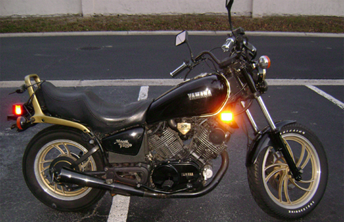 Na jaren niet meer te hebben gereden deze Yamaha virago 750 gekocht