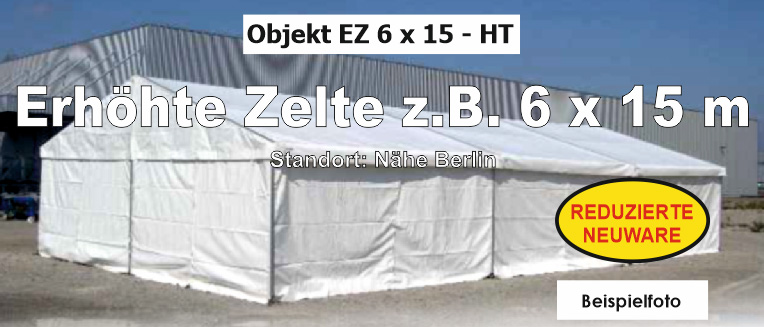 Gebrauchte erhhte Zelte - Groes Eventzelt Bierzelt Kirmes Zelt 33x50 zu  verkaufen