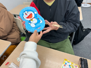 ドラえもん弁当で足りるのかとみんなから突っ込まれてました笑