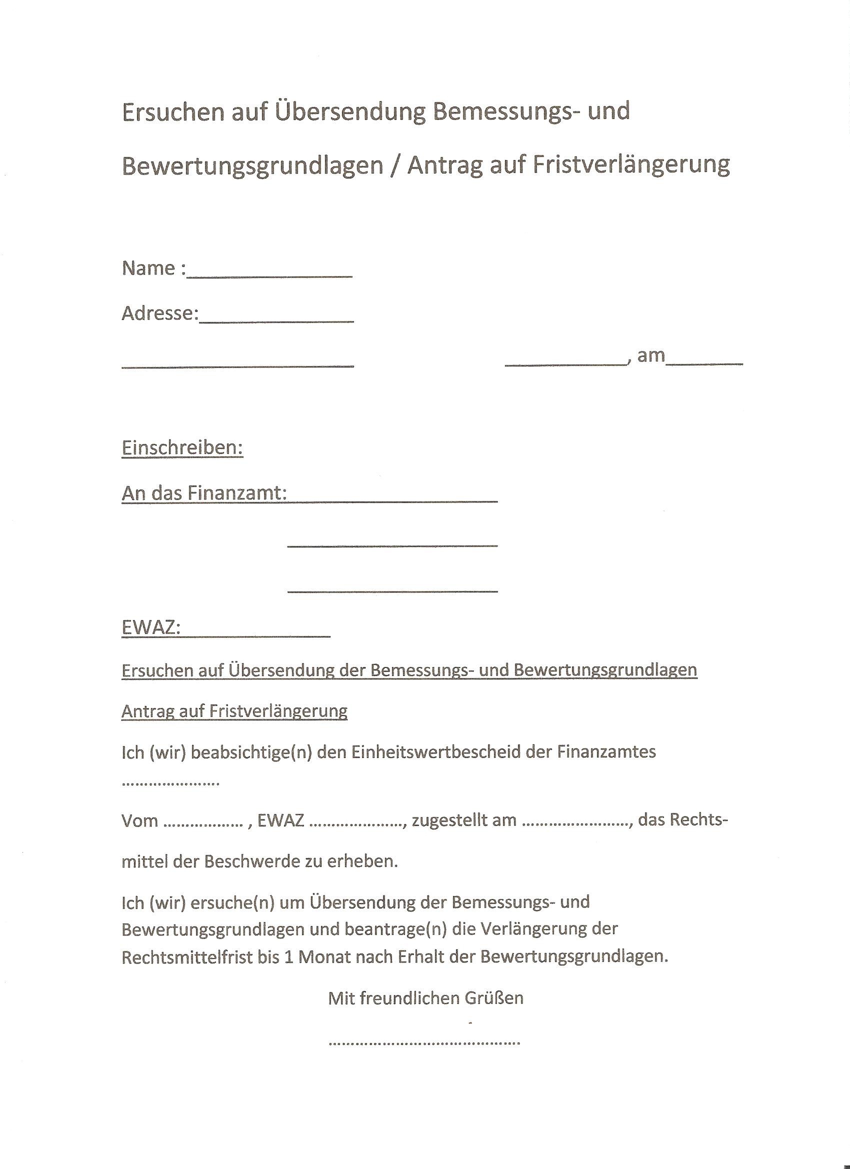 Vorlageantrag Einheitswert Ubv Niederoesterreichs Webseite