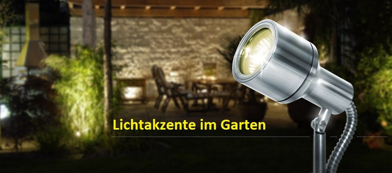 Gartenbeleuchtung, Lampen, Spot, Lorandi, Gartengestaltung