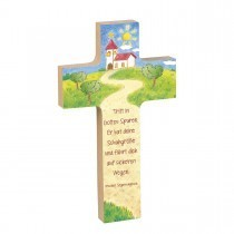 Holzkreuze mit Gebet oder Spruch
