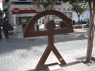 Indalo-Skulptur, Foto aus Wikipedia
