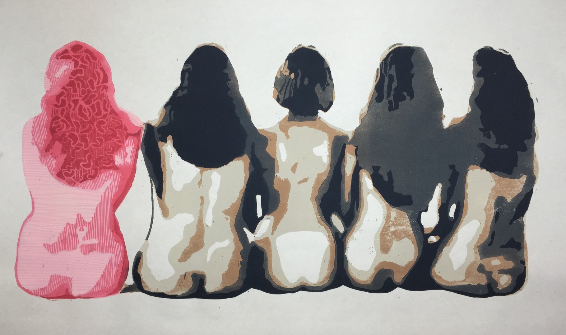 Fünf Sitzende Frauen 