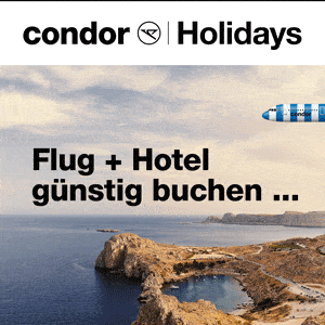 Endlich wieder Urlaub buchen - Last Minute Angebote von Condor Holidays