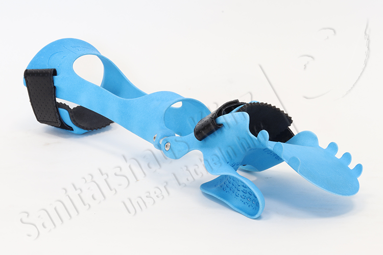Armorthese Handorthese Lagerungsorthese dynamisch Orthese 3D-Druck atmungsaktiv WHO HO Schlaganfall Apoplex Parese Sanitätshaus Klinz Bernburg