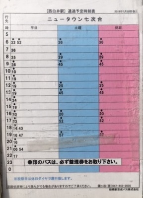 バス停1 2の時刻表 鎌ヶ谷大仏 七次台行き 白井市民街づくり倶楽部 バス停1 2の時刻表 鎌ヶ谷大仏 七次台行き 白井市民街づくり倶楽部