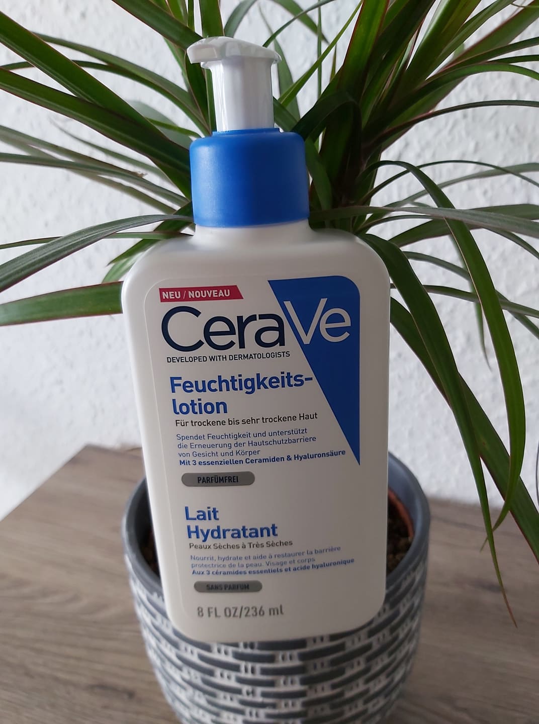 Die CeraVe Feuchtigkeitslotion für trockene bis sehr trockene Haut