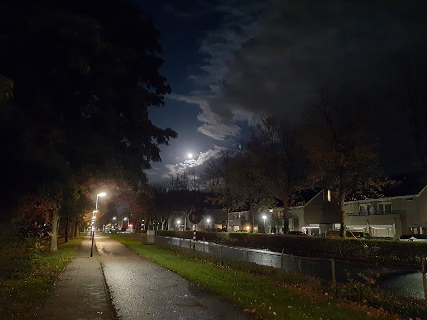 Wandelen in het donker