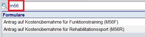 Tipp der Woche EVA Tipps Praxissoftware Praxisverwaltung abasoft Arztsoftware Suchfunktion formulare suchen mit wörtern texte suchen suchen Antrag auf Kostenübernahme