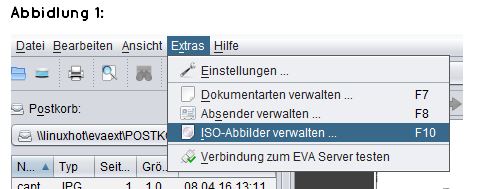 abasoft EVA Praxissoftware Arztsoftware Tagessicherung Archiv