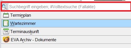Tipp der Woche EVA Tipps Praxissoftware Praxisverwaltung abasoft Arztsoftware Suchfunktion formulare suchen mit wörtern texte suchen suchen Antrag auf Kostenübernahme