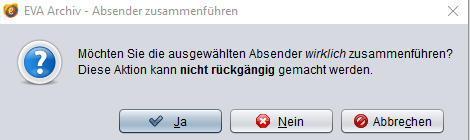Tipp der Woche EVA Tipps Praxissoftware Praxisverwaltung abasoft EVA Archiv Absender Absender verwalten