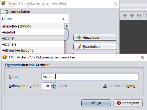 abasoft EDV-Programme GmbH EVA elektronisch verwaltete Arztpraxis Dokumente markieren gelesen und ungelesen EVA-Archiv