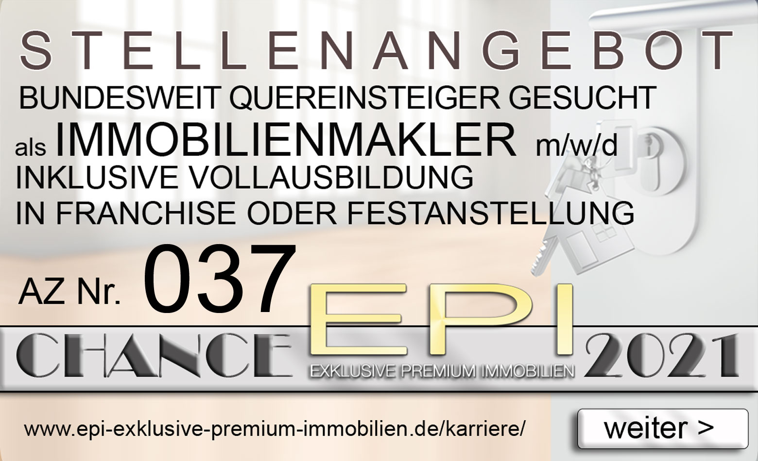 037 STELLENANGEBOTE HANNOVER QUEREINSTEIGER IMMOBILIENMAKLER