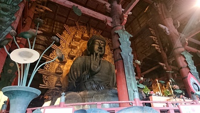 東大寺の大仏さま。