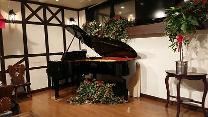 アルテリーベのグランドピアノ