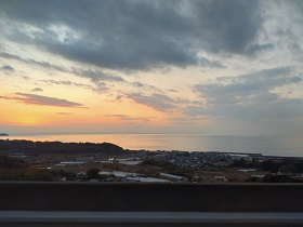 淡路島の夕陽