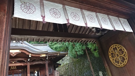 櫻山八幡宮の入り口