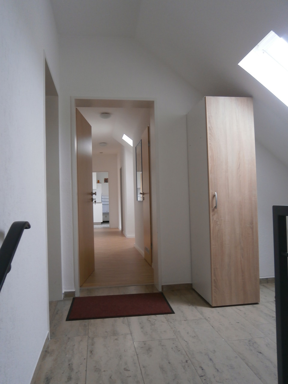 Blick vom Treppenhaus in die Wohnung