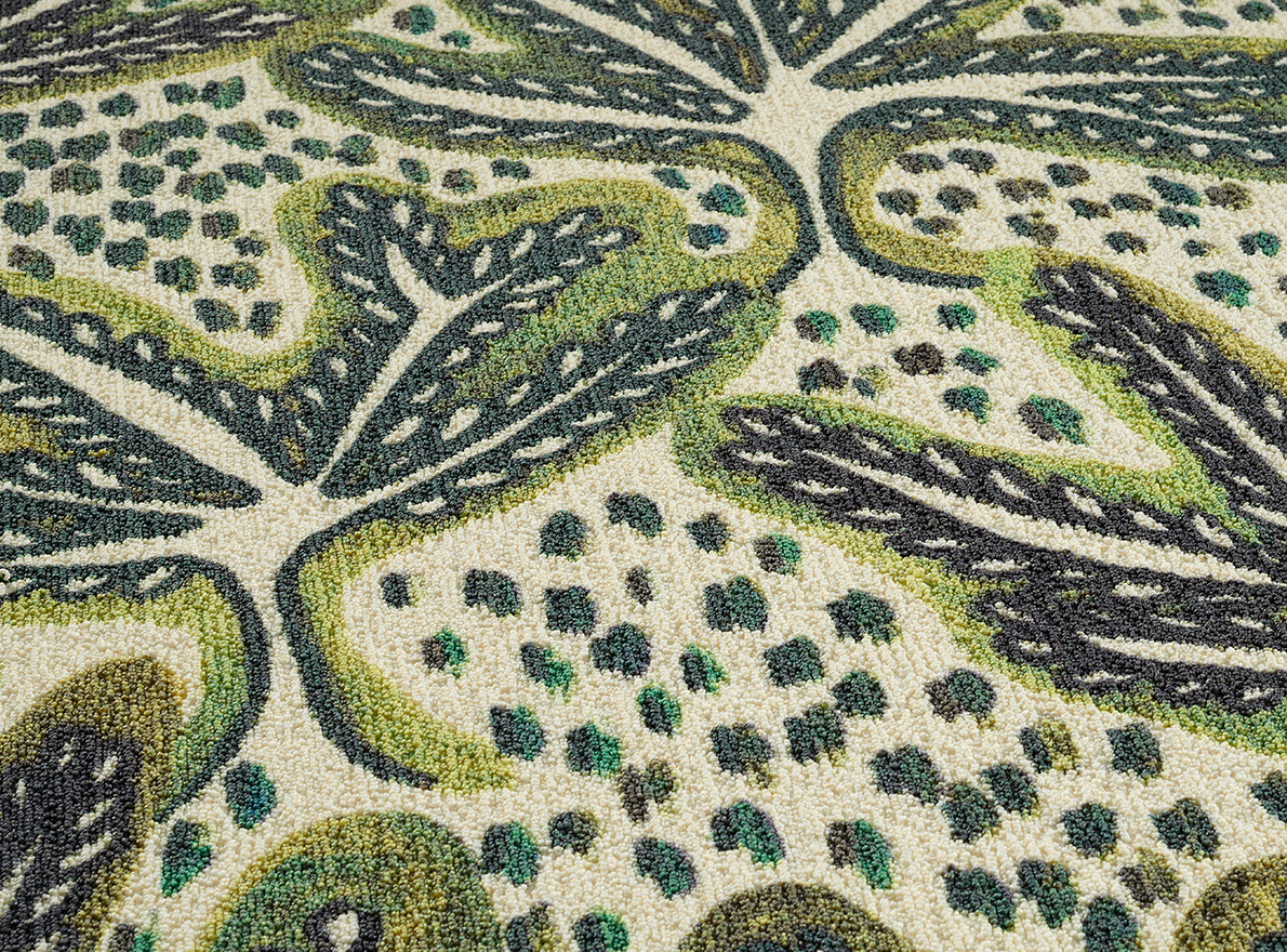 Bonsai carpet - stampa su pelo bouclé