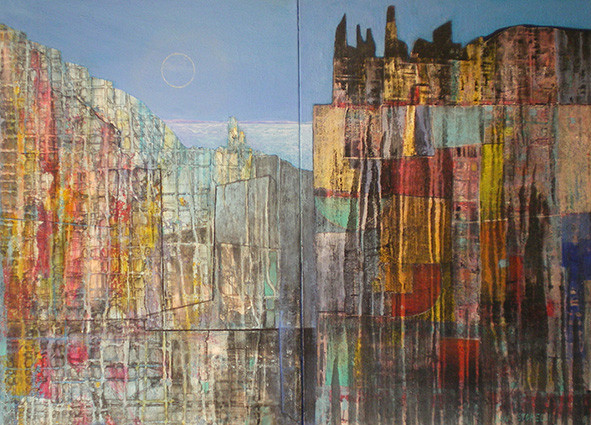 occident-orient 50 x 100 cm