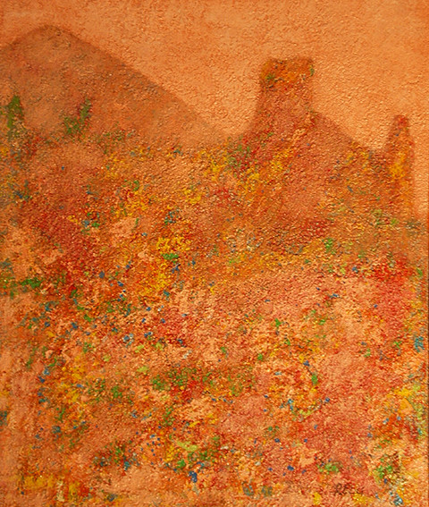 campagne ardente 41 x 49 cm