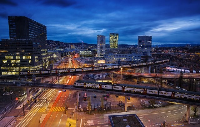 Zürich West Skyline