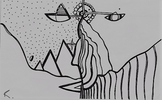 Giza Ararat - 2013 - Drawing - Pen on paper 