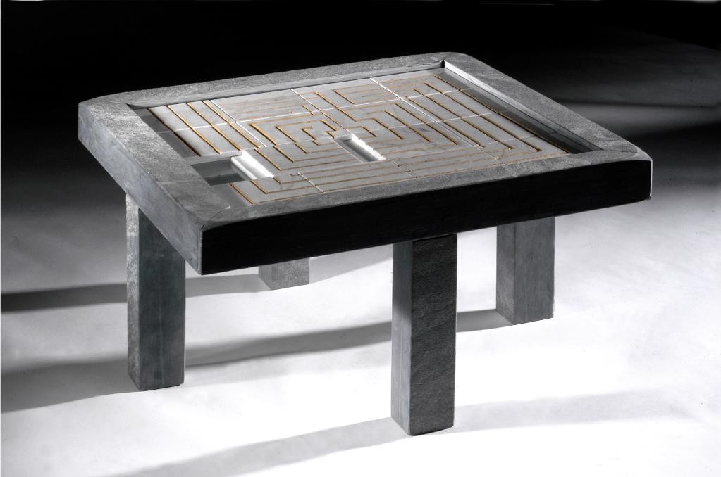 il gioco del quindici. cardoso pietra e marmo bianco