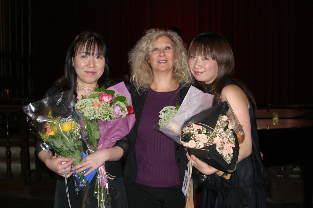 ソプラノ歌手ソフィー・ブーランさんと、Sakuraさんと一緒に
