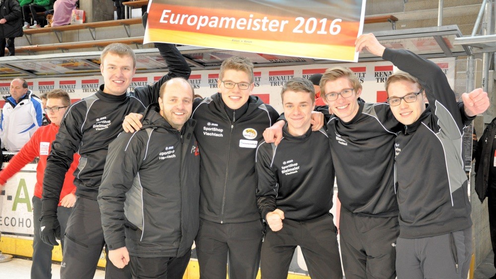 Gold für die U19 mit Matthias Meier (C) DESV