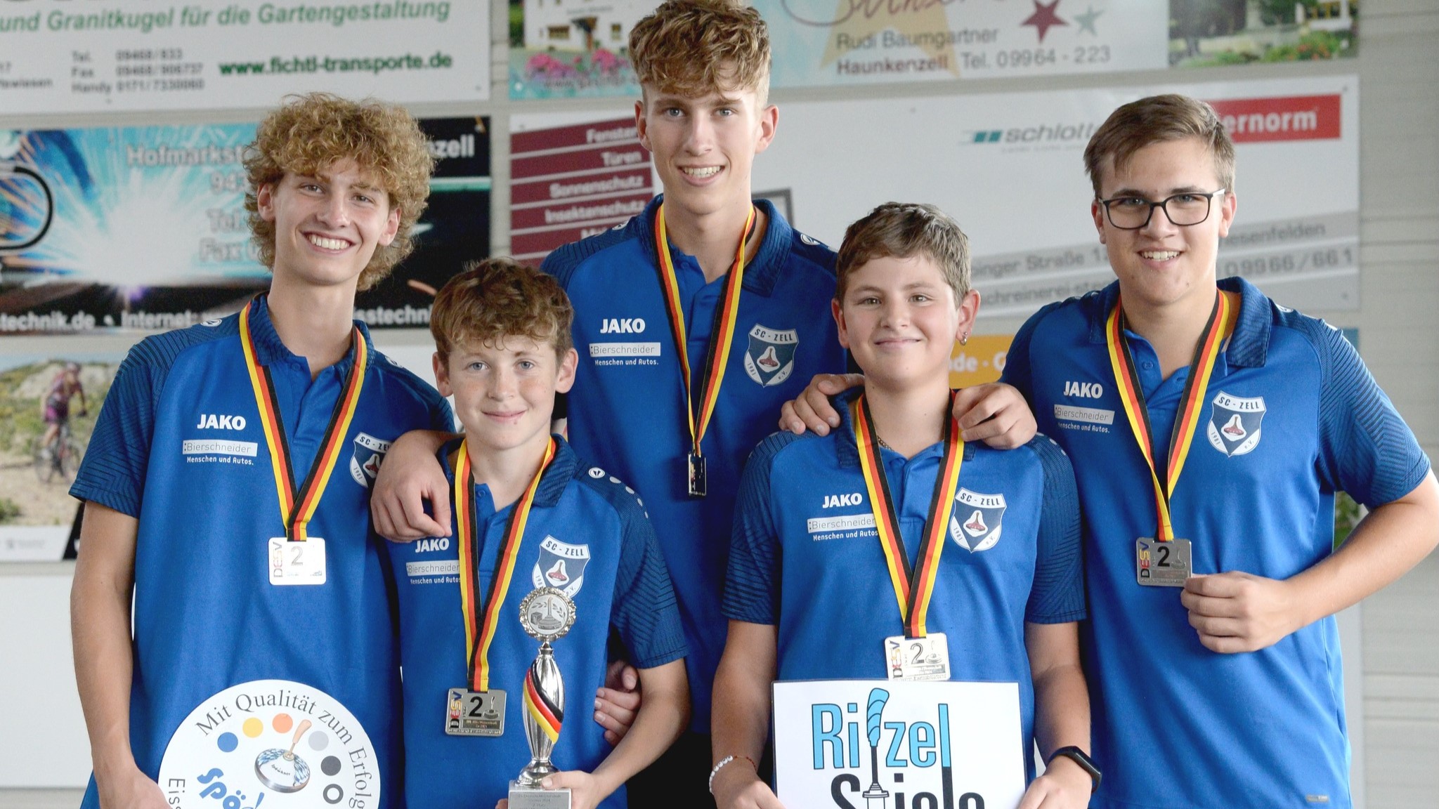 U16 wird Deutscher Vizemeister, Bastian Öttl Deutscher Meister Teamziel & Jonas Fehler dritter im Einzel U14