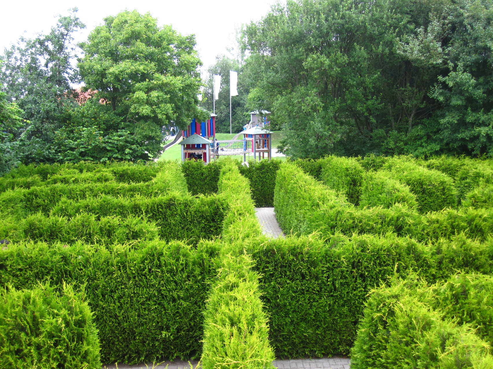 Irrgarten bei der Seehundstation, ca. 8 Gehminuten von der Fewo