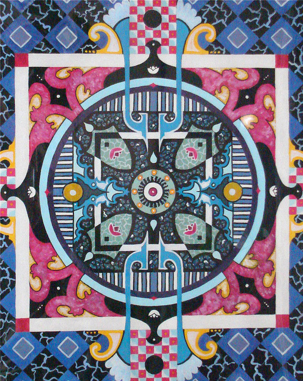Mandala - Gouache 49x39cm - 1997