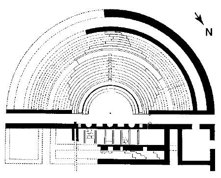 Kasserine (Cillium) : Plan du théâtre