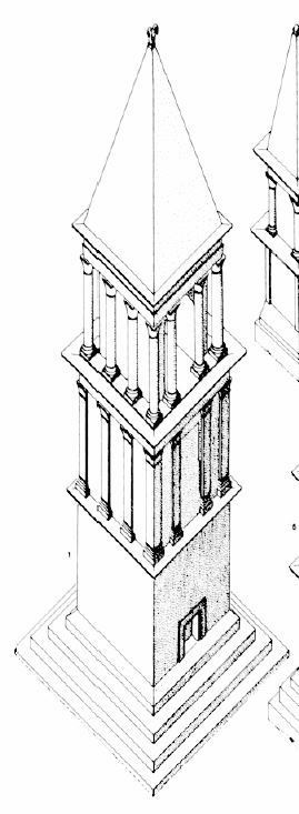 Kasserine (Cillium) : Restitution du mausolée des Flavii