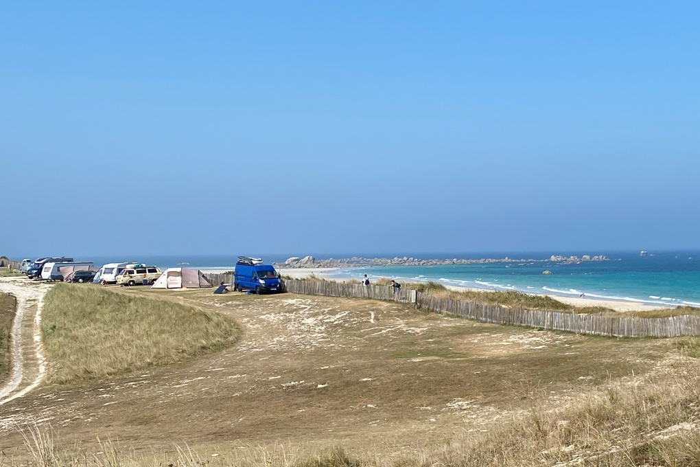Bereich „C“ auf der linken Seite des Campingplatzes