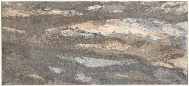 Niedziella, Waltraud, oT, Farbradierung-Reservage, 2011, V-V, 12,8x28,2 cm / 80 Euro