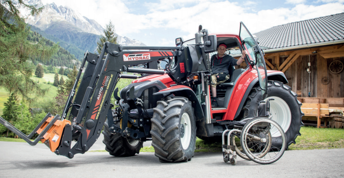 LINTRAC – Un tracteur adapté pour les personnes à mobilité réduite