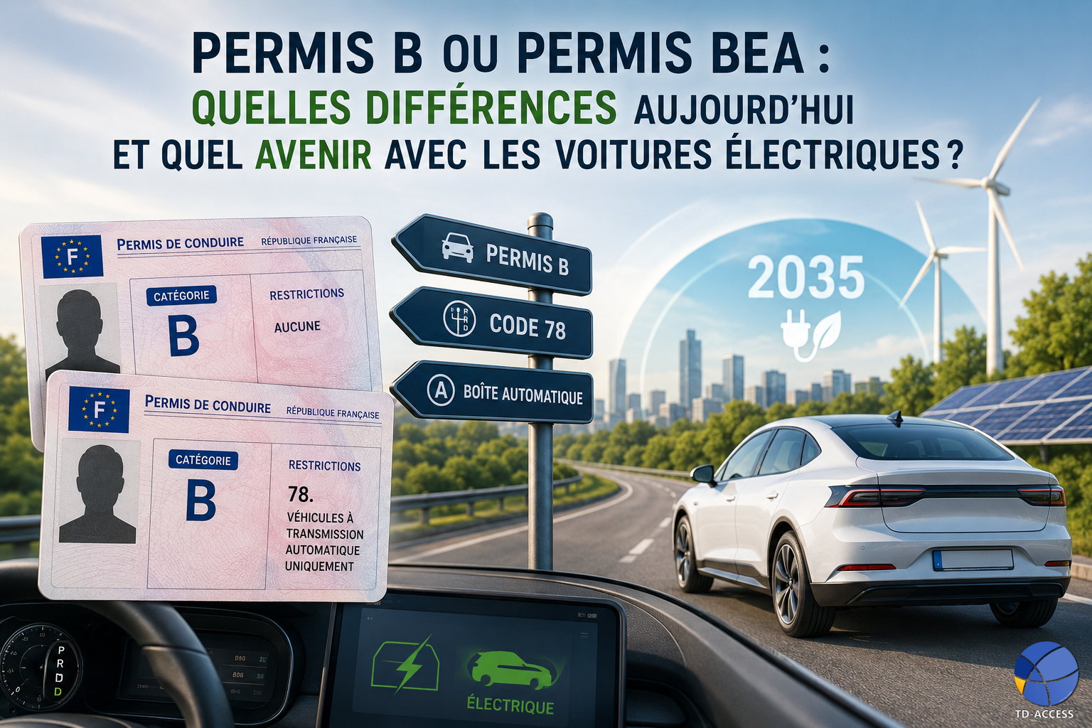 Permis B, BEA, code 78, code 10.02 : quelles différences aujourd'hui et quel avenir avec les voitures électriques